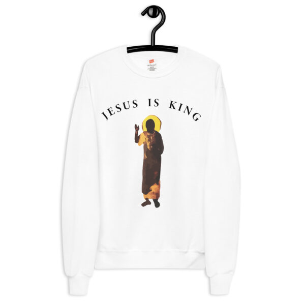 Jesus Is King Printed Pullover Sweatshirt for Men