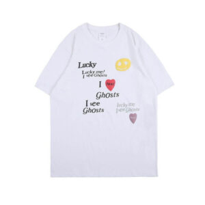 Kanye Lucky Me I See Ghosts Smiley Face T-Shirt